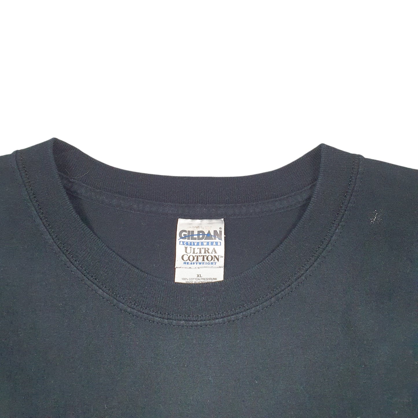 Mens Black Gildan Heavyweight Homeland Security Native American Short Sleeve T Shirt