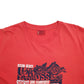 Mens Red Levis Spellout Short Sleeve T Shirt