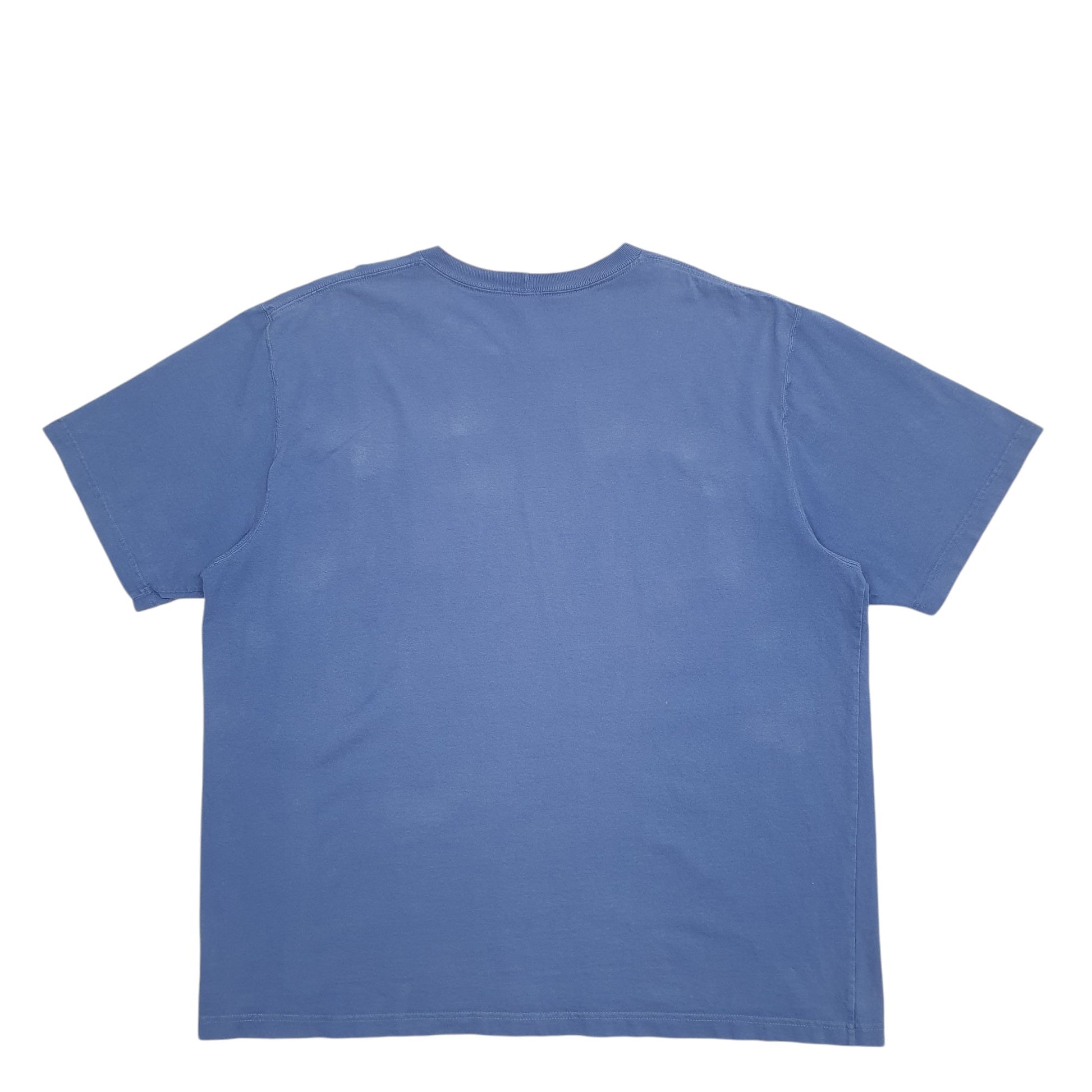 Mens Blue Carhartt  Short Sleeve T Shirt