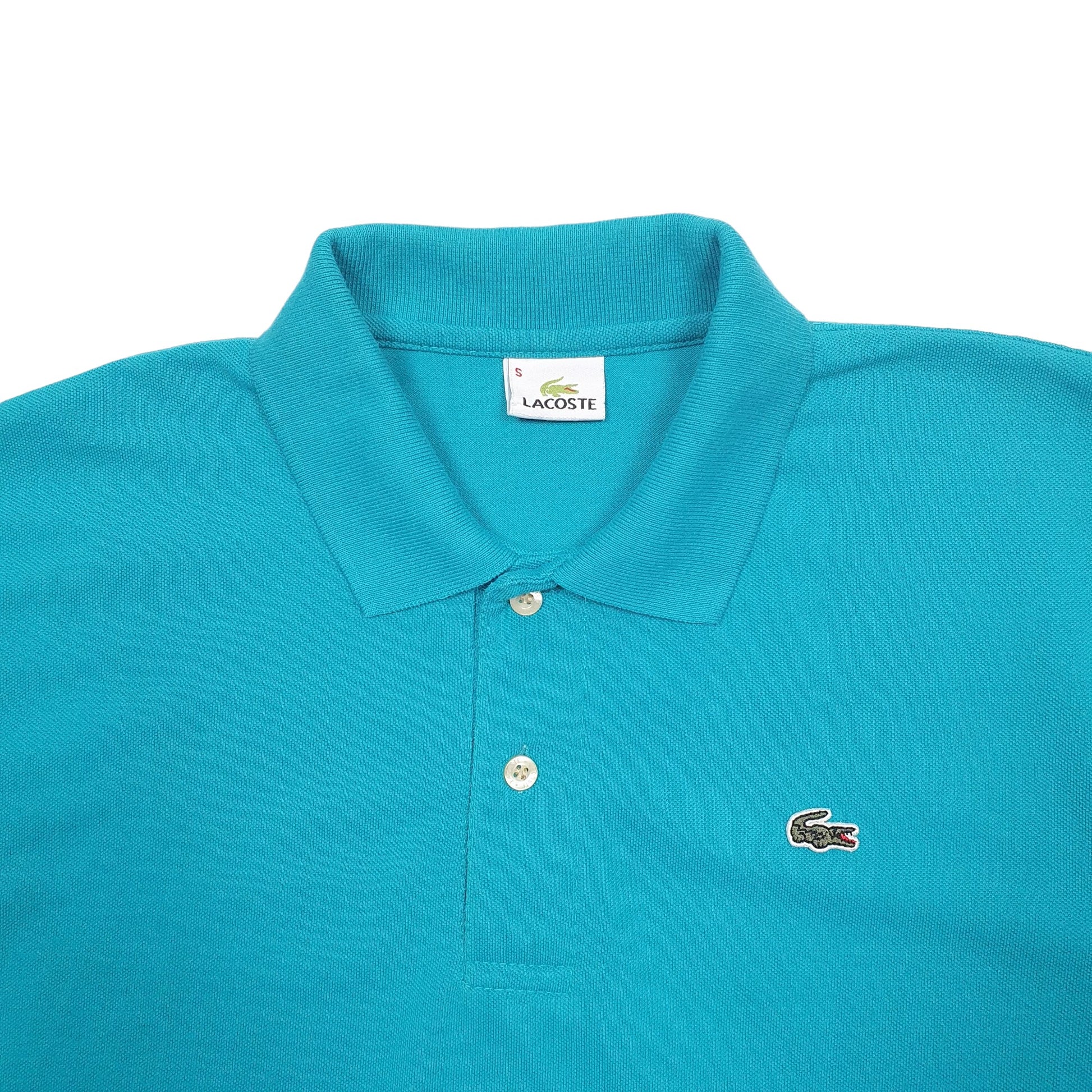 Mens Turquoise Lacoste  Short Sleeve Polo Shirt