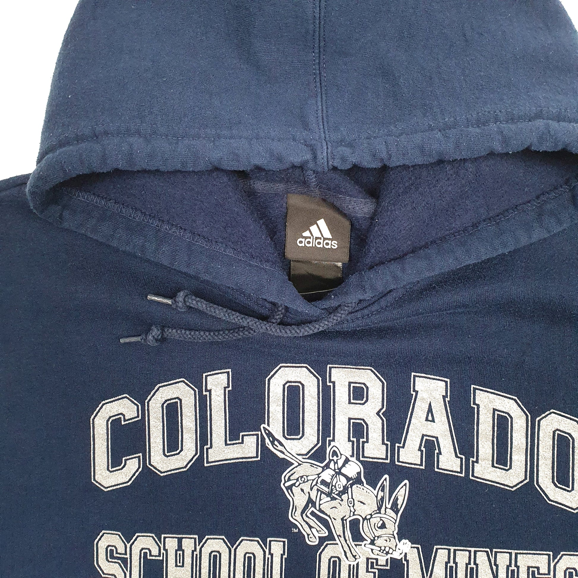 Mens Navy Adidas Colorado Athletics Hoodie Jumper