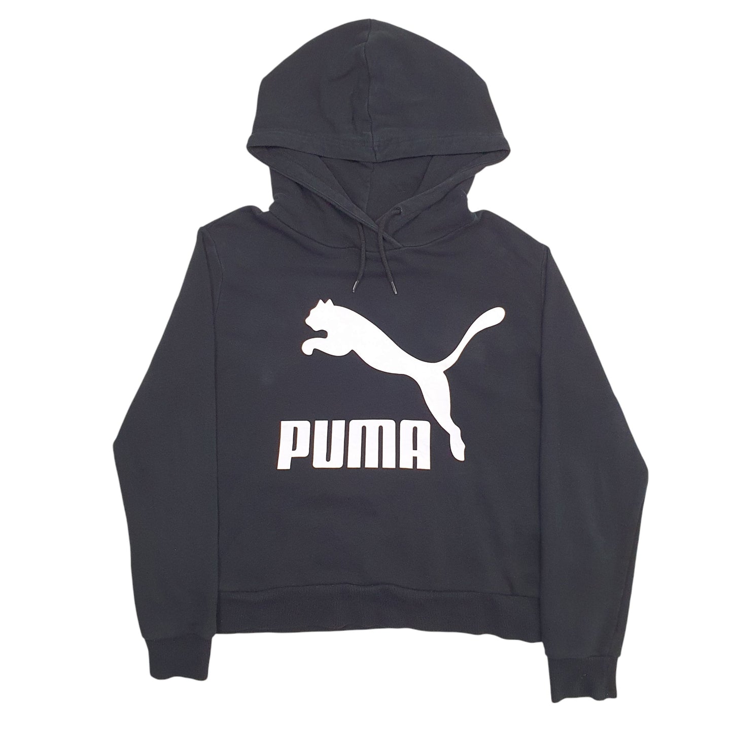 Mens Black Puma  Hoodie Jumper