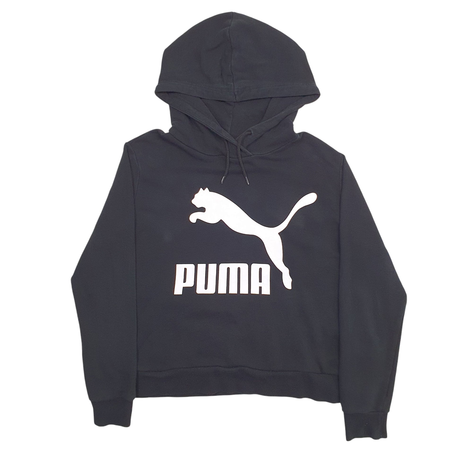 Mens Black Puma  Hoodie Jumper