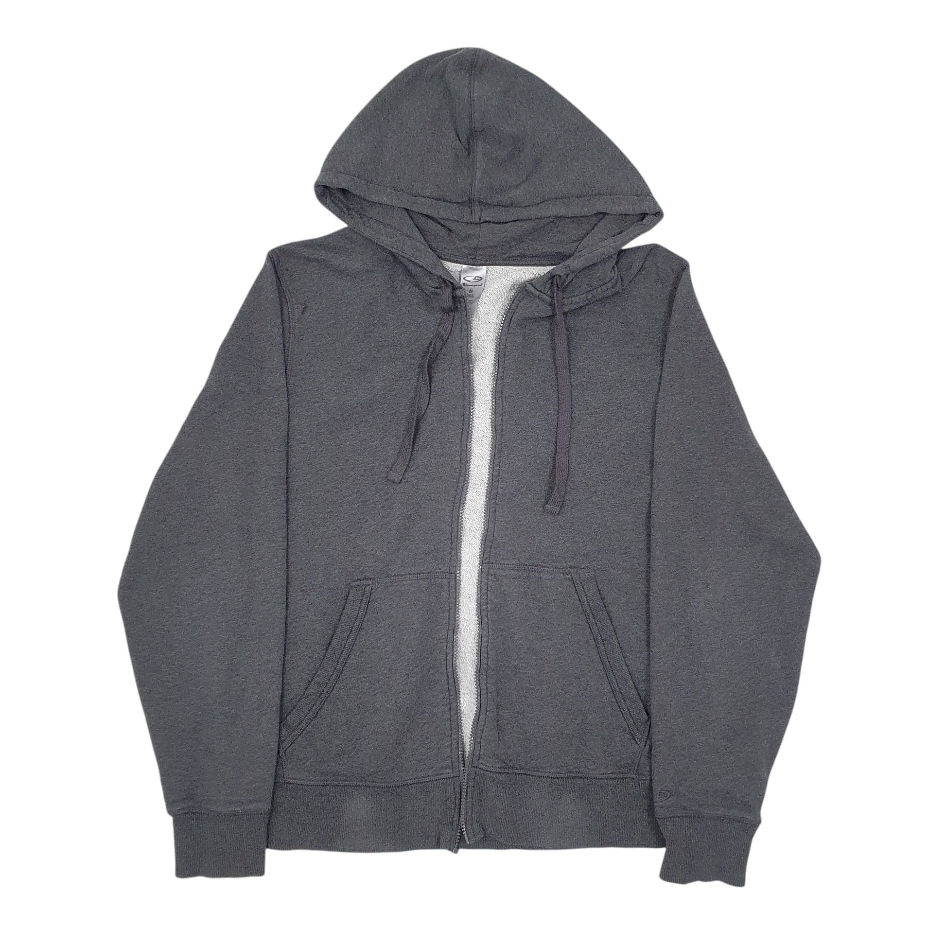 Mens Grey Champion  Full Zip Jumper