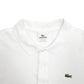 Mens White Lacoste  Short Sleeve Polo Shirt