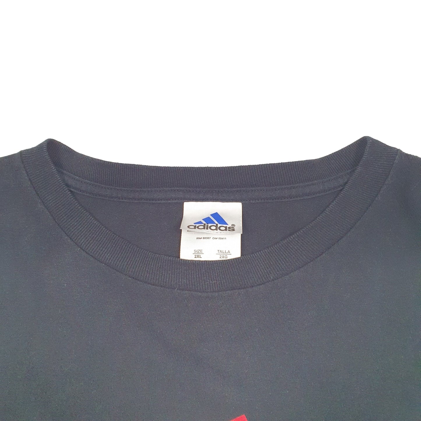 Mens Black Adidas  Long Sleeve T Shirt