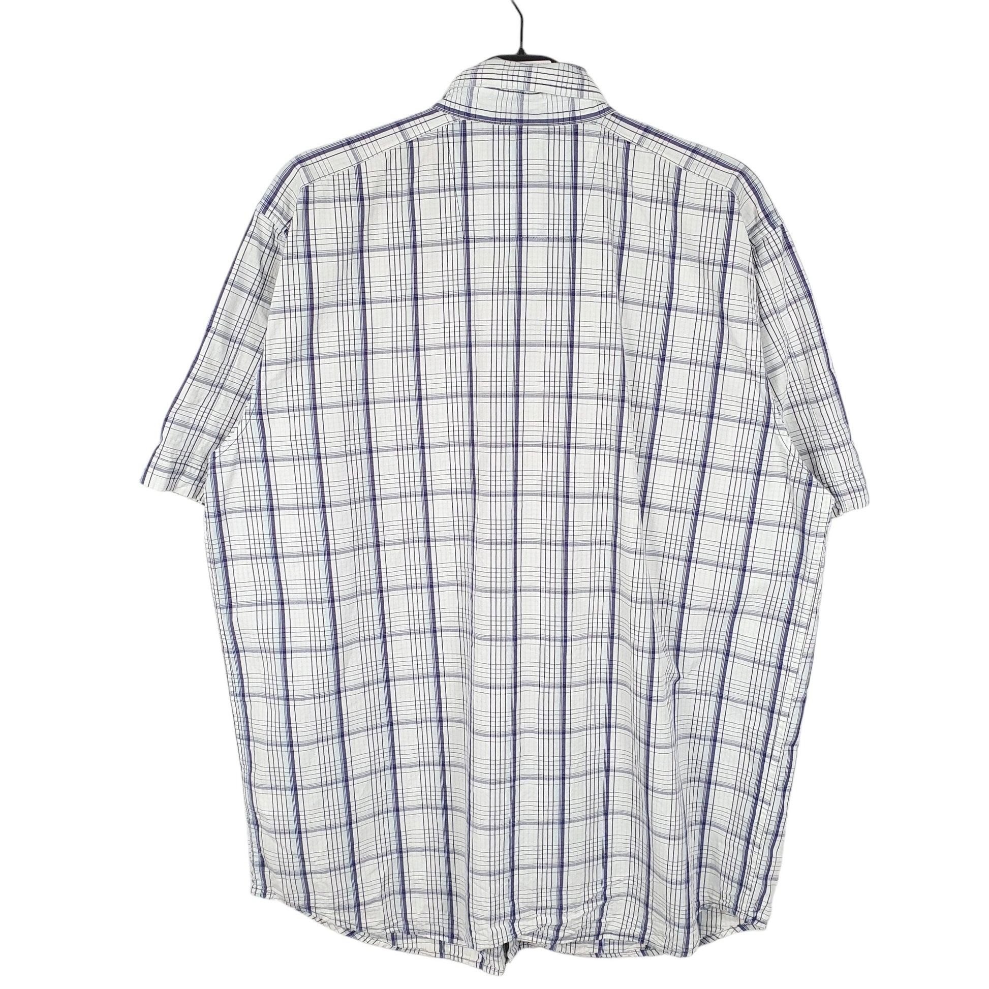 Mens White Wrangler  Short Sleeve Shirt