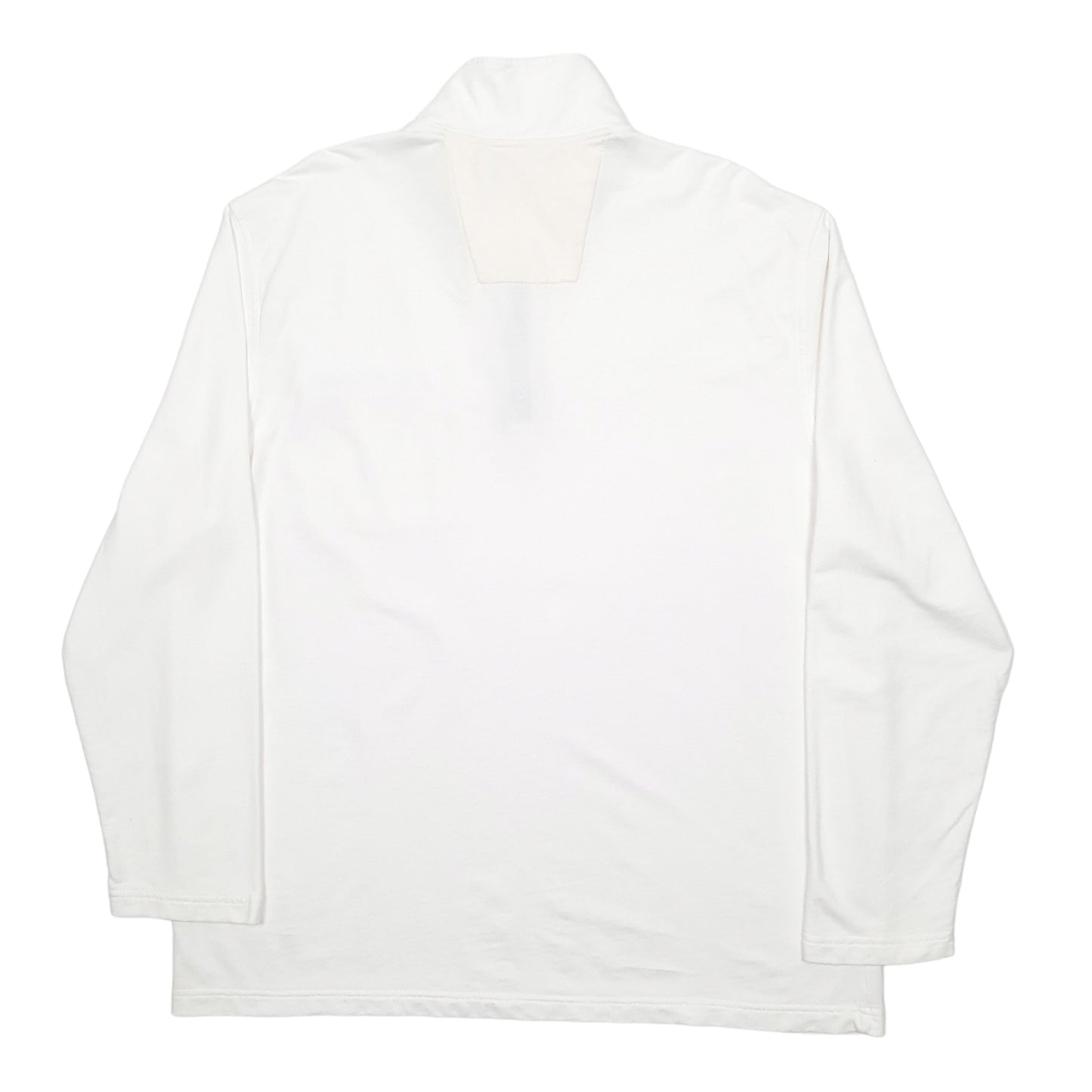 Mens White Nautica  Quarter Zip Jumper