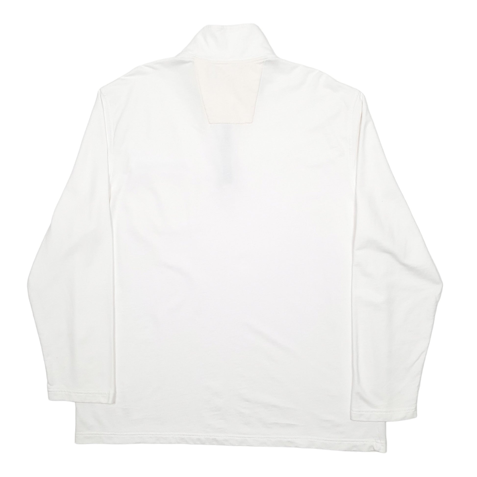 Mens White Nautica  Quarter Zip Jumper