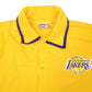 Mens Yellow Hardwood Classic NBA Los Angeles Lakers Short Sleeve Shirt