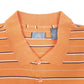 Mens Orange Izod Golf Short Sleeve Polo Shirt