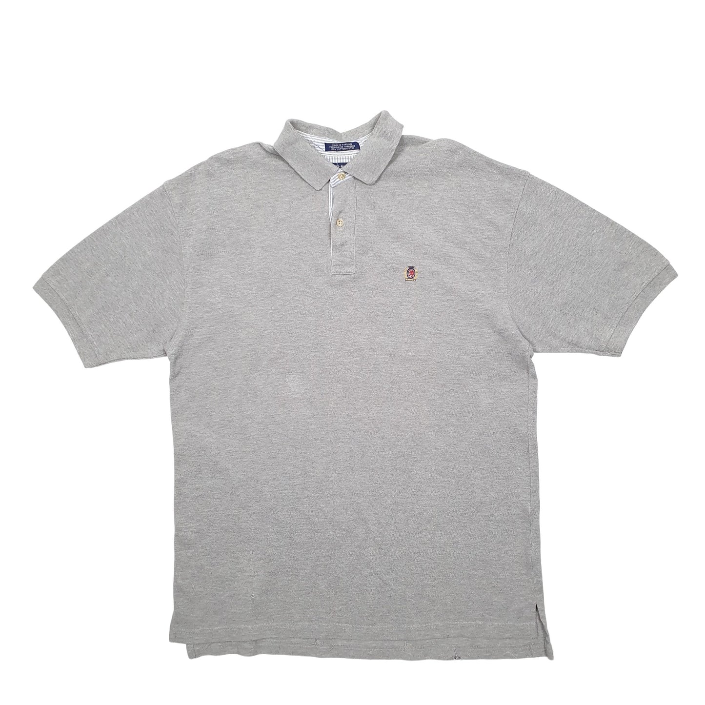 Mens Grey Tommy Hilfiger  Short Sleeve Polo Shirt