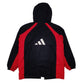 Mens Black Adidas Vintage 00s Quarter Zip Coat