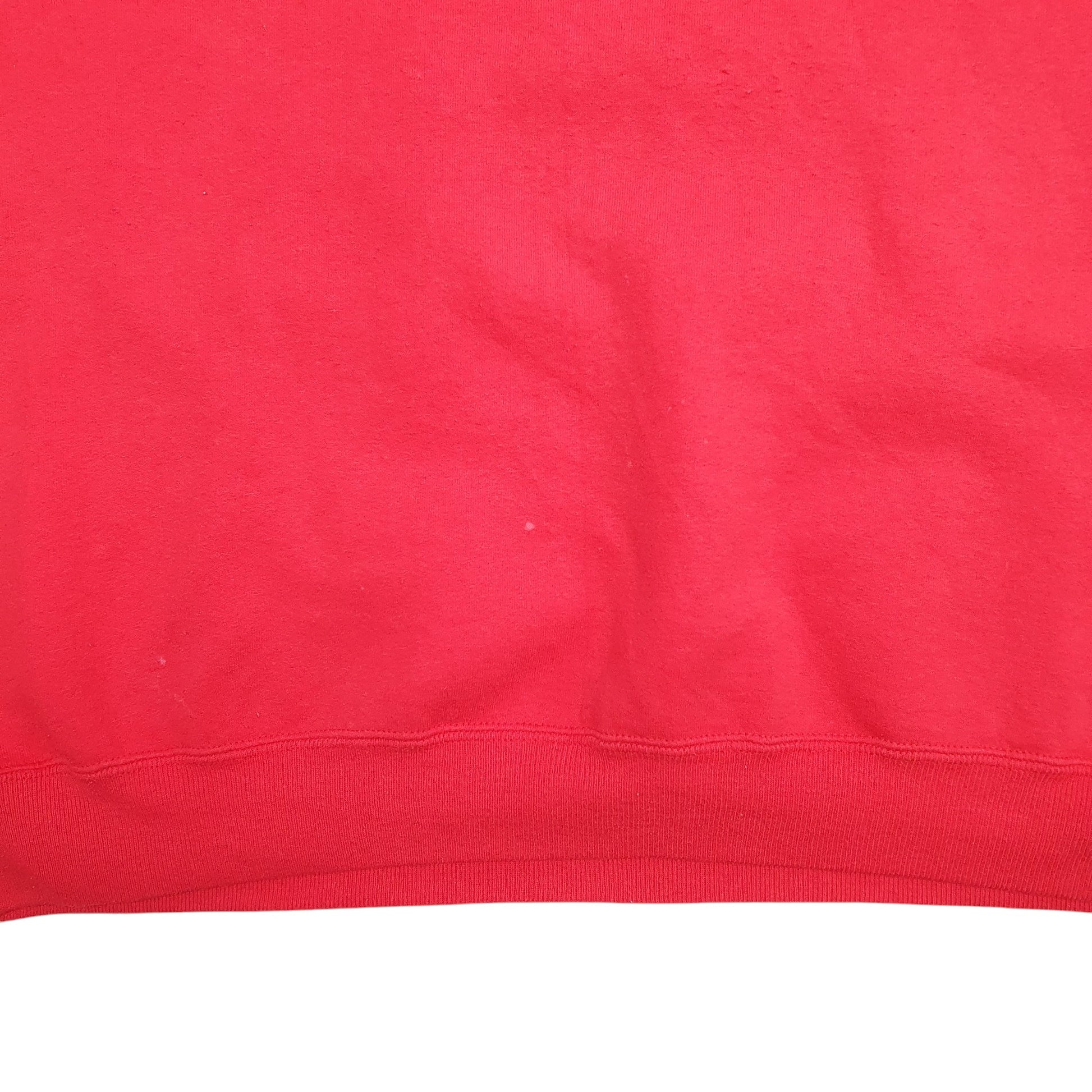 Mens Red Champion  Crewneck Jumper