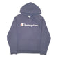 Mens Navy Champion  Hoodie Jumper