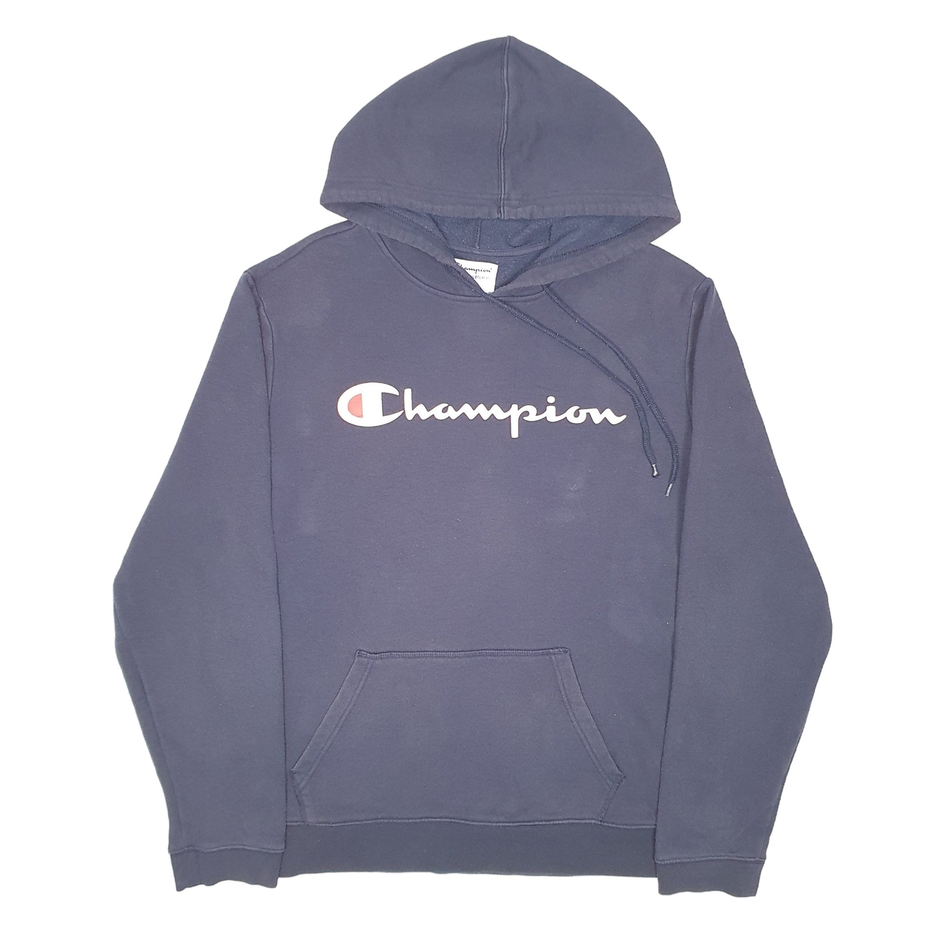 Mens Navy Champion  Hoodie Jumper