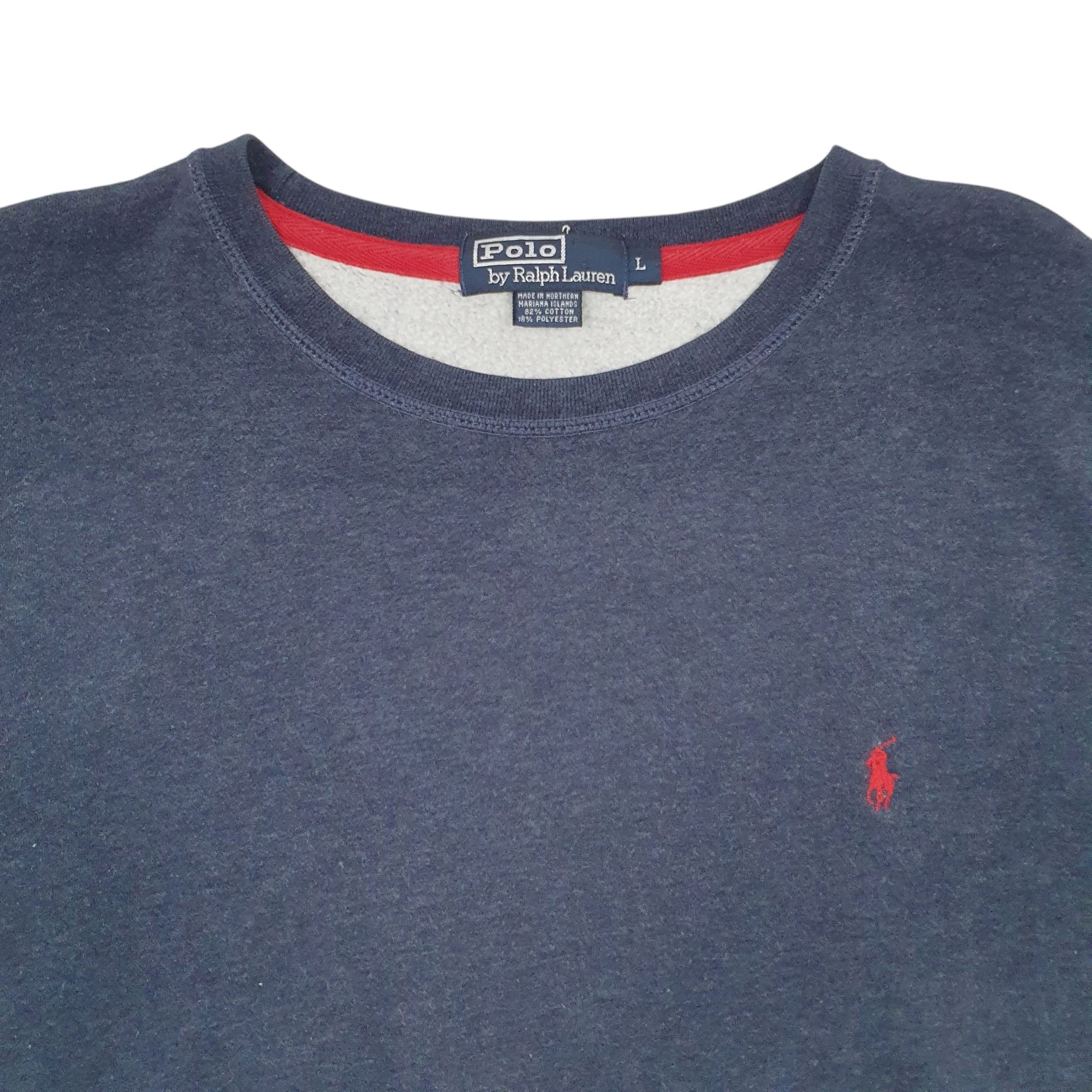 Mens Navy Polo Ralph Lauren  Crewneck Jumper