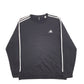 Mens Black Adidas  Crewneck Jumper