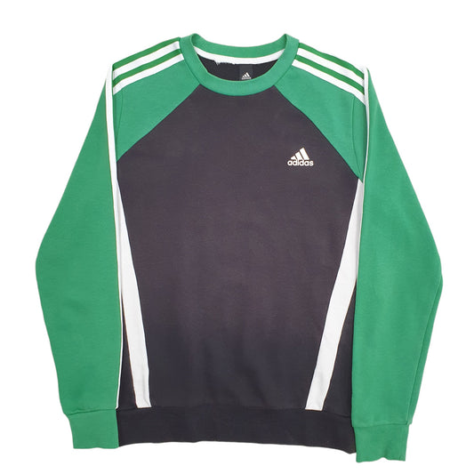 Mens Black Adidas  Crewneck Jumper