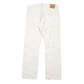 Mens White Levis 514 Corduroy Trousers