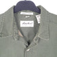 Mens Green Eddie Bauer Tall Elkhorn Canvas Heavy Overshirt Shacket Long Sleeve Shirt