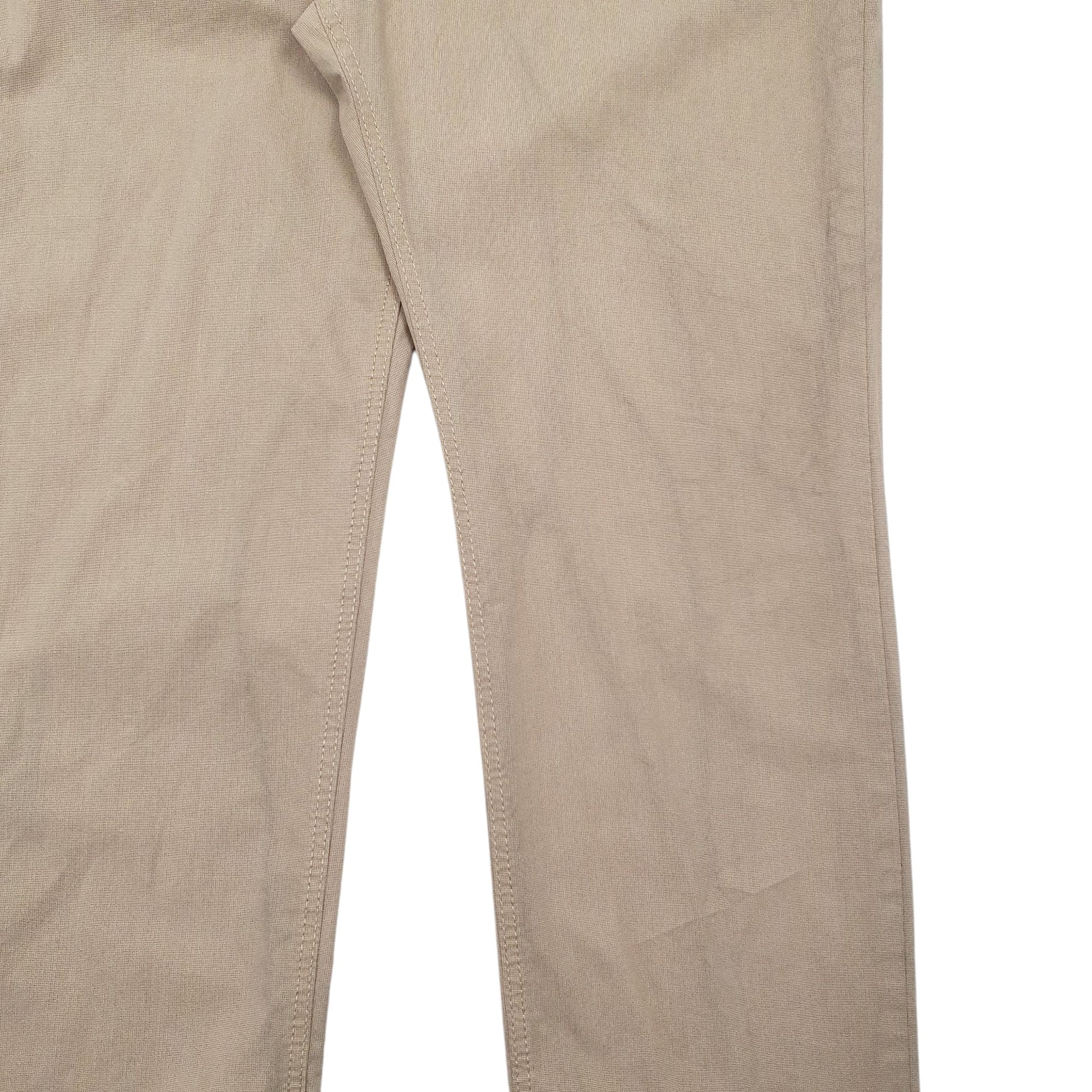 Mens Beige Brax  Chino Trousers