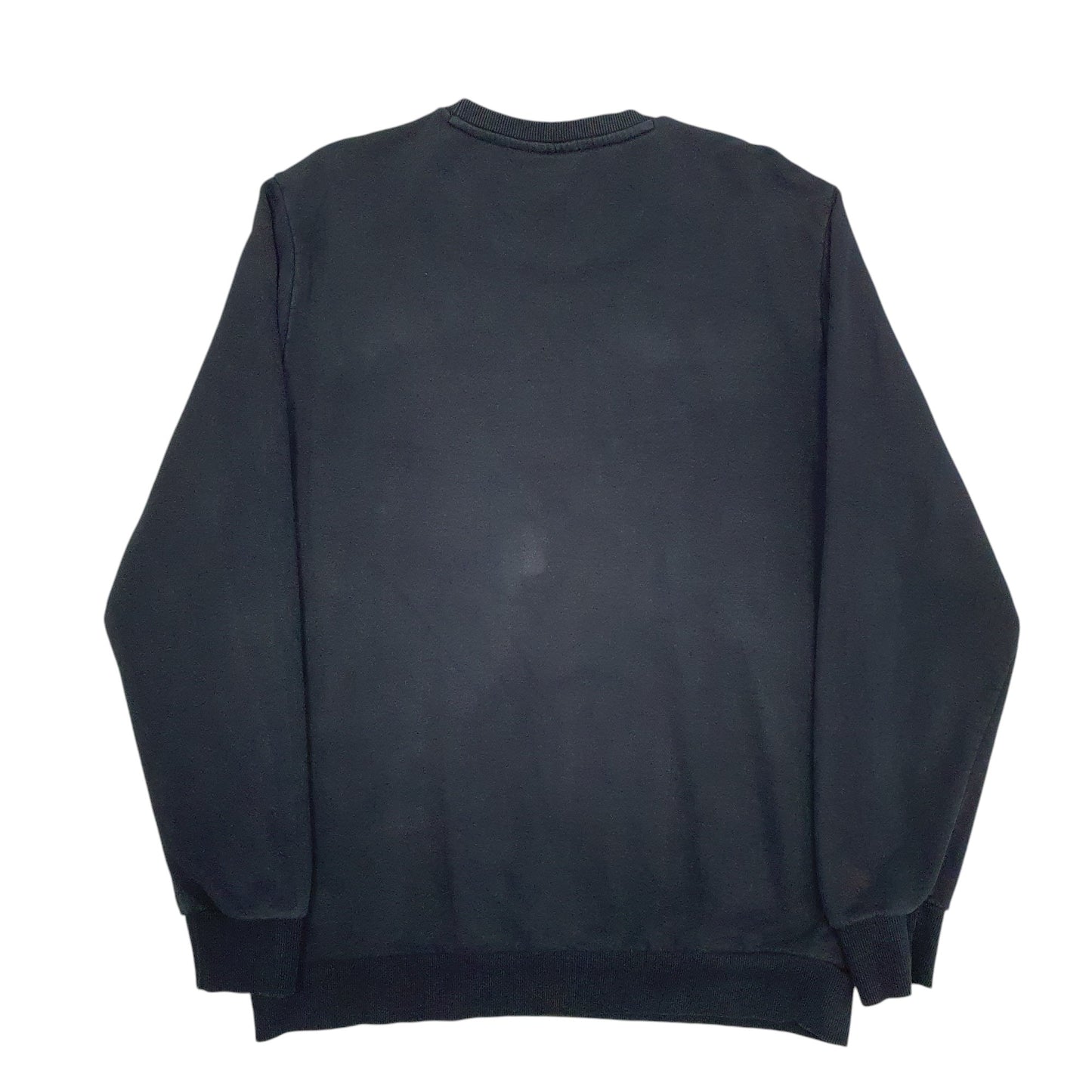 Mens Black Puma Spellout Crewneck Jumper