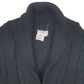 Mens Black Alan Michaels Vintage Cable Knit Knitwear Cardigan Jumper
