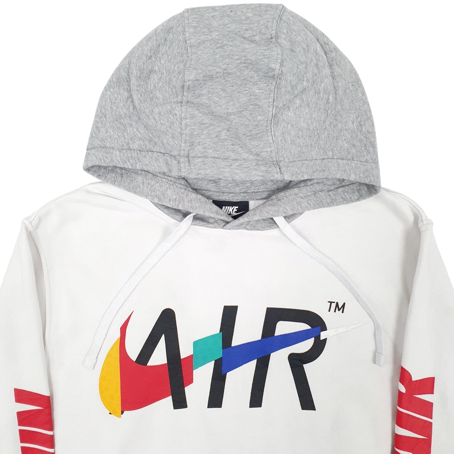 Mens White Nike Air Hoodie Jumper