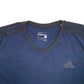 Mens Navy Adidas Climalite Short Sleeve T Shirt