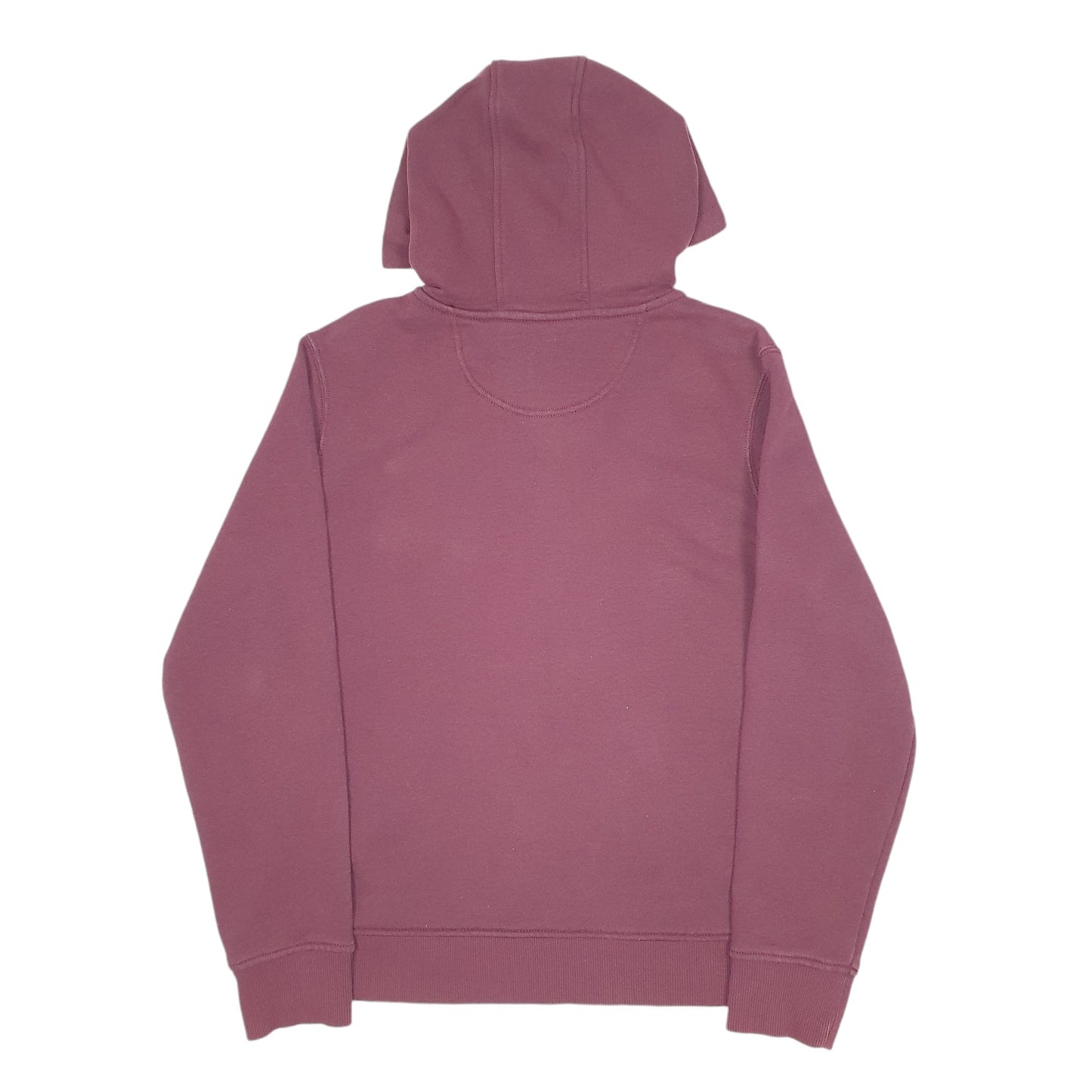 Womens Burgundy Carhartt Workwear Quarter Zip Hoodie Jumper