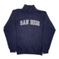 Mens Navy Teemax San Diego Full Zip Jumper