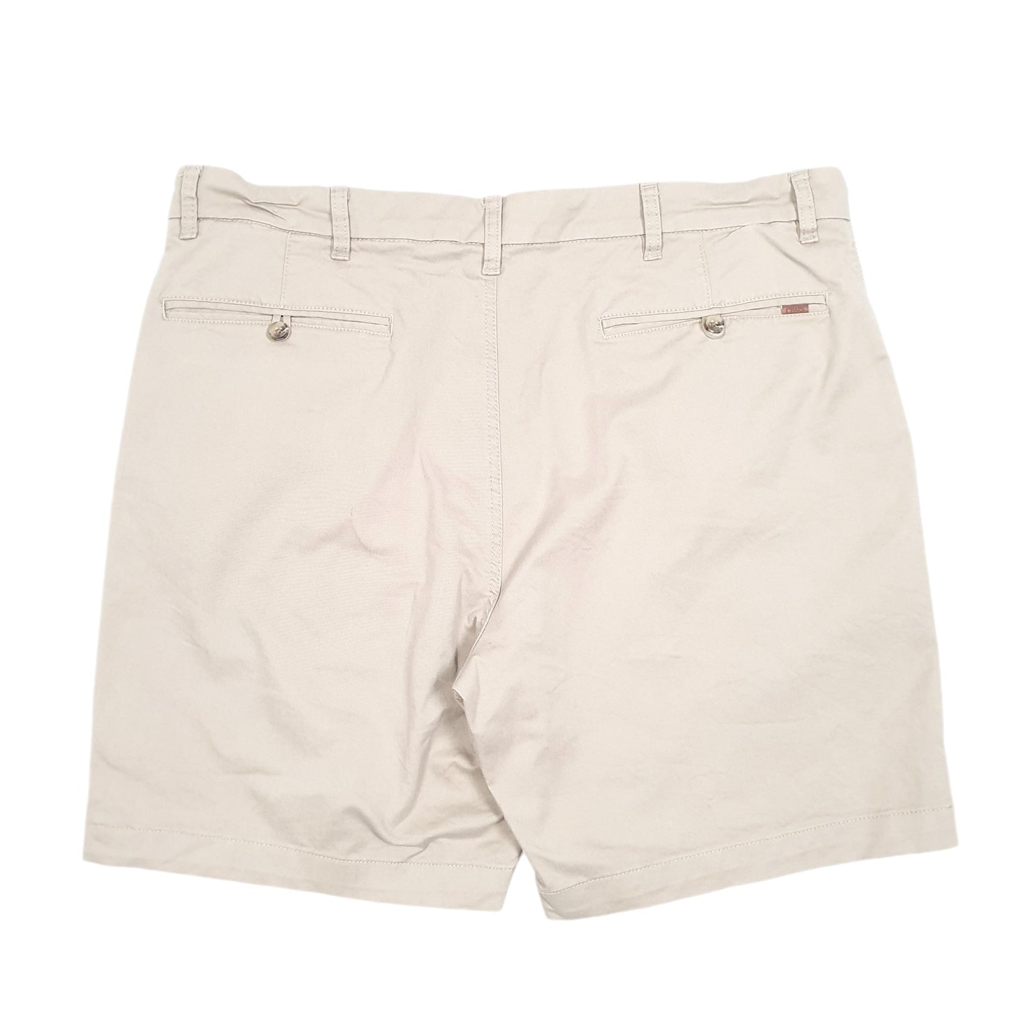 Mens Beige Chaps  Chino Shorts