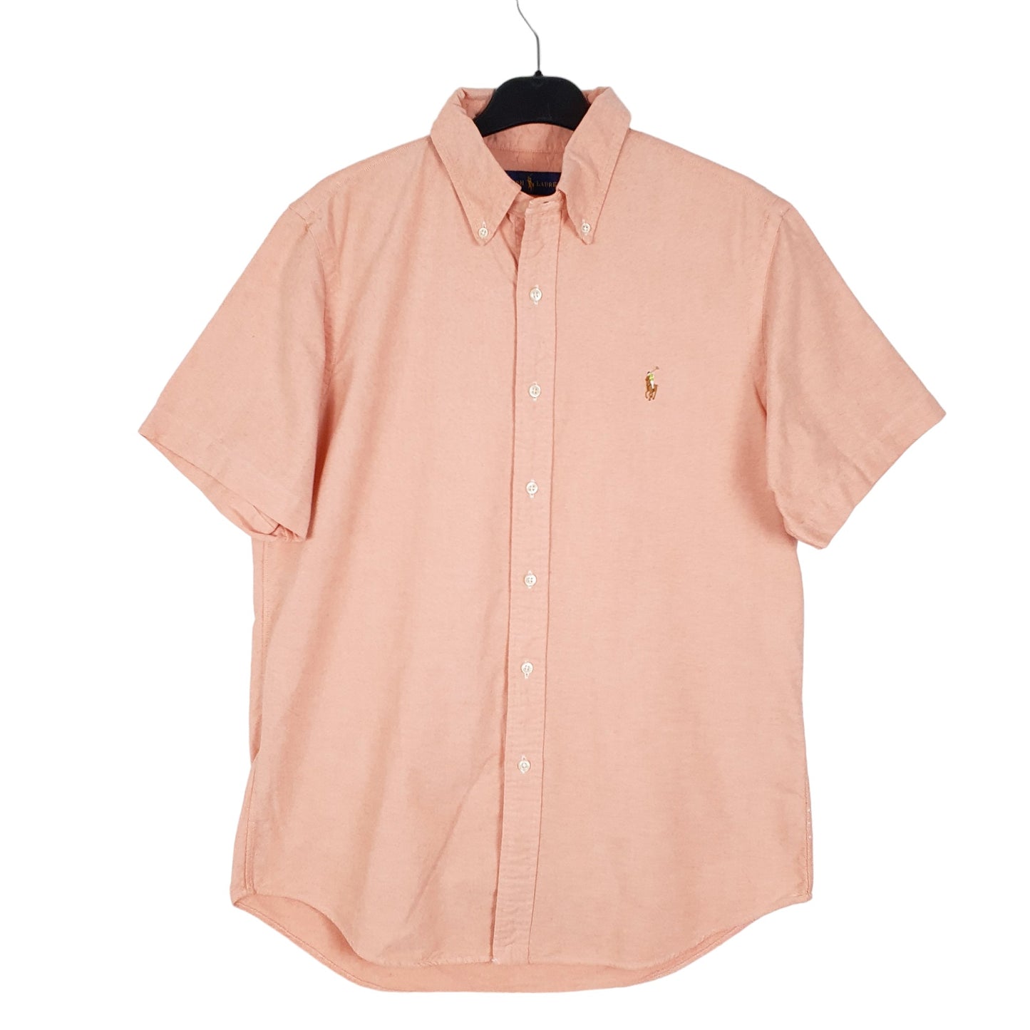 Mens Pink Ralph Lauren Oxford Short Sleeve Shirt