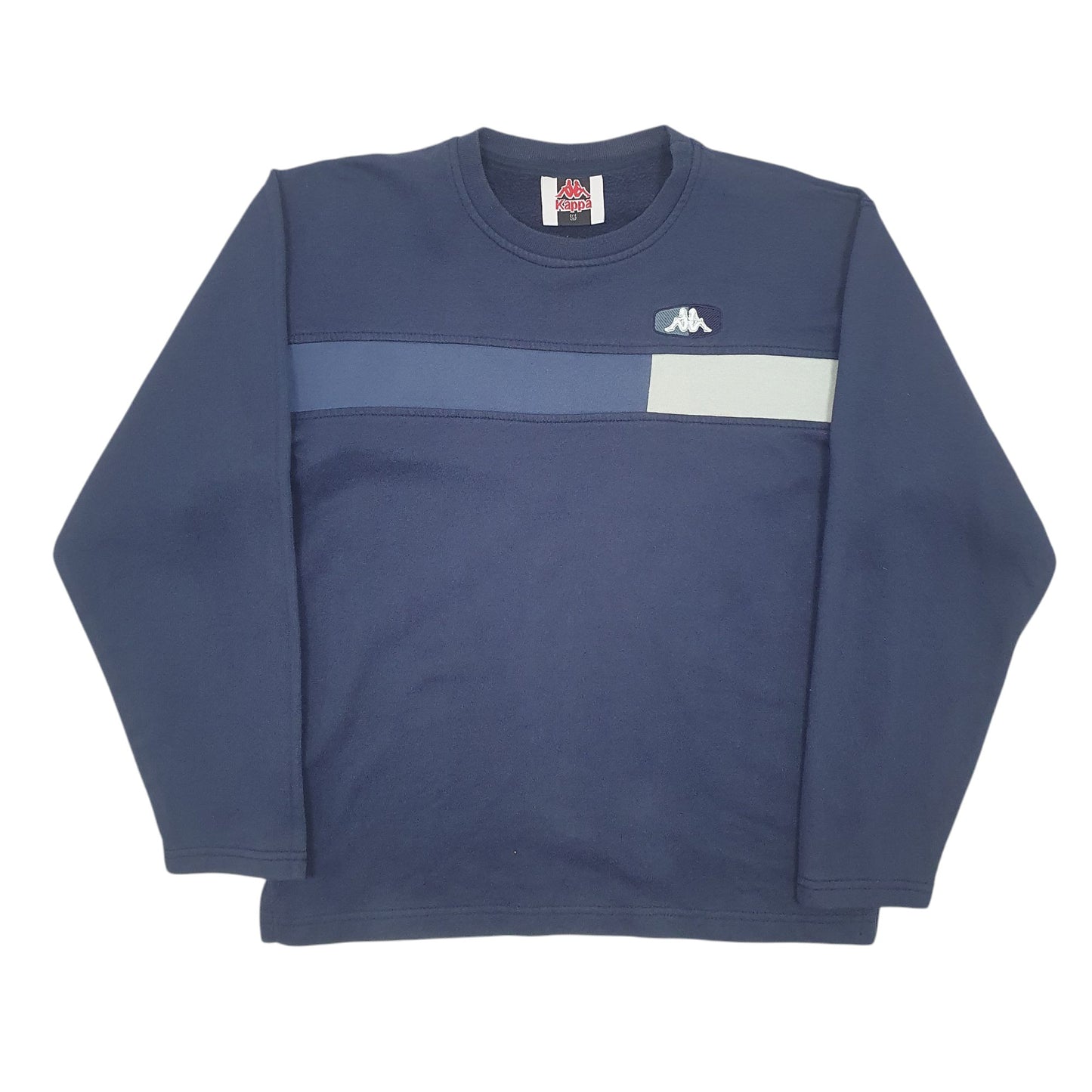 Mens Blue Kappa  Crewneck Jumper