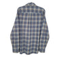 Mens Navy Jack Wills Flannel Overshirt Shacket Long Sleeve Shirt