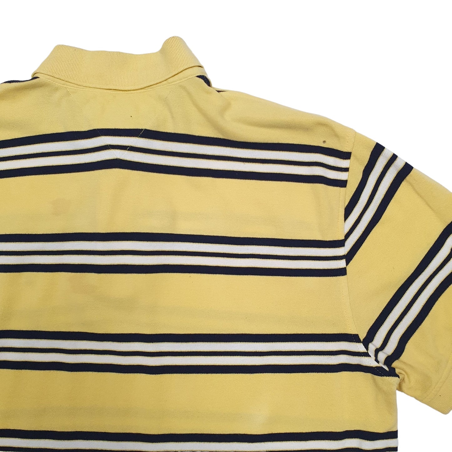 Mens Yellow Tommy Hilfiger  Short Sleeve Polo Shirt