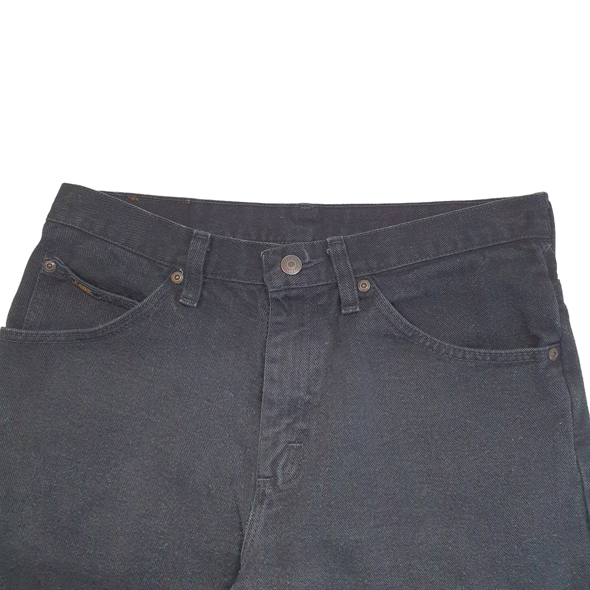 Mens Black Lee  Denim Shorts