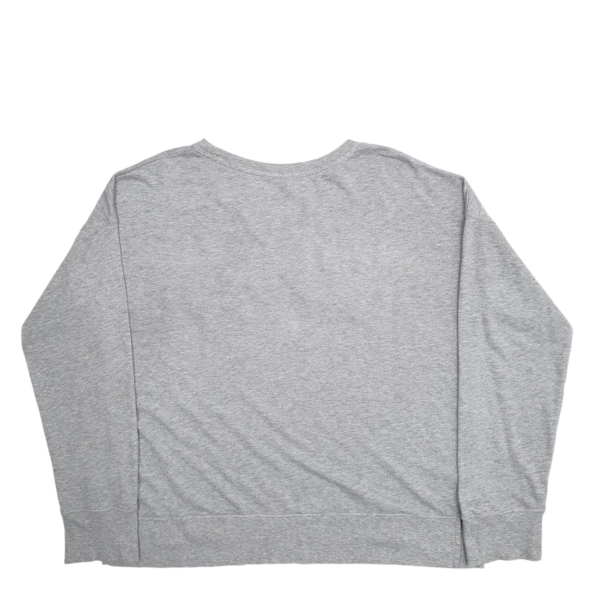 Womens Grey Tommy Hilfiger Spellout Long Sleeve T Shirt