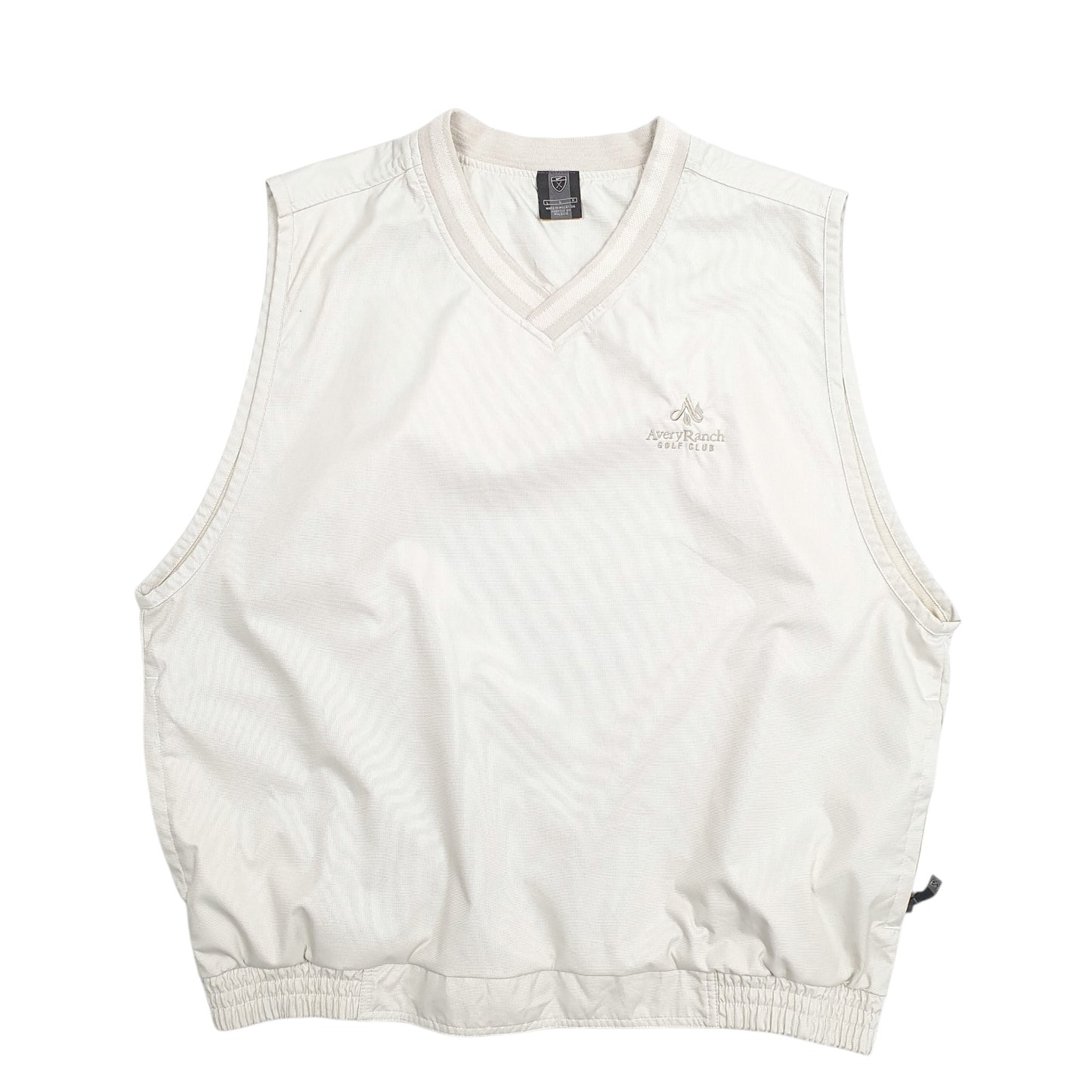 Mens Beige Nike Avery Ranch Golf Club Vest Jumper
