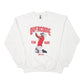 Mens White Gildan  Crewneck Jumper