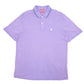 Mens Purple Izod Slim Fit Short Sleeve Polo Shirt