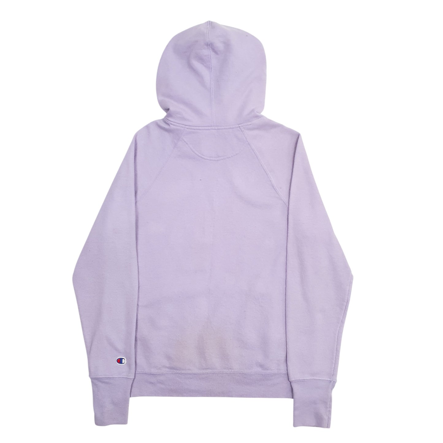 Womens Purple Champion Spellout Hoodie Jumper
