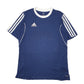 Mens Navy Adidas Triangle Football Club Climalite Short Sleeve T Shirt