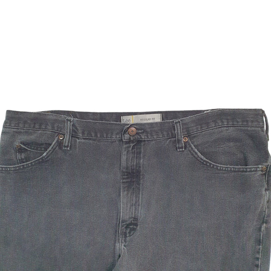 Mens Black Lee  Regular JeansW42 L30