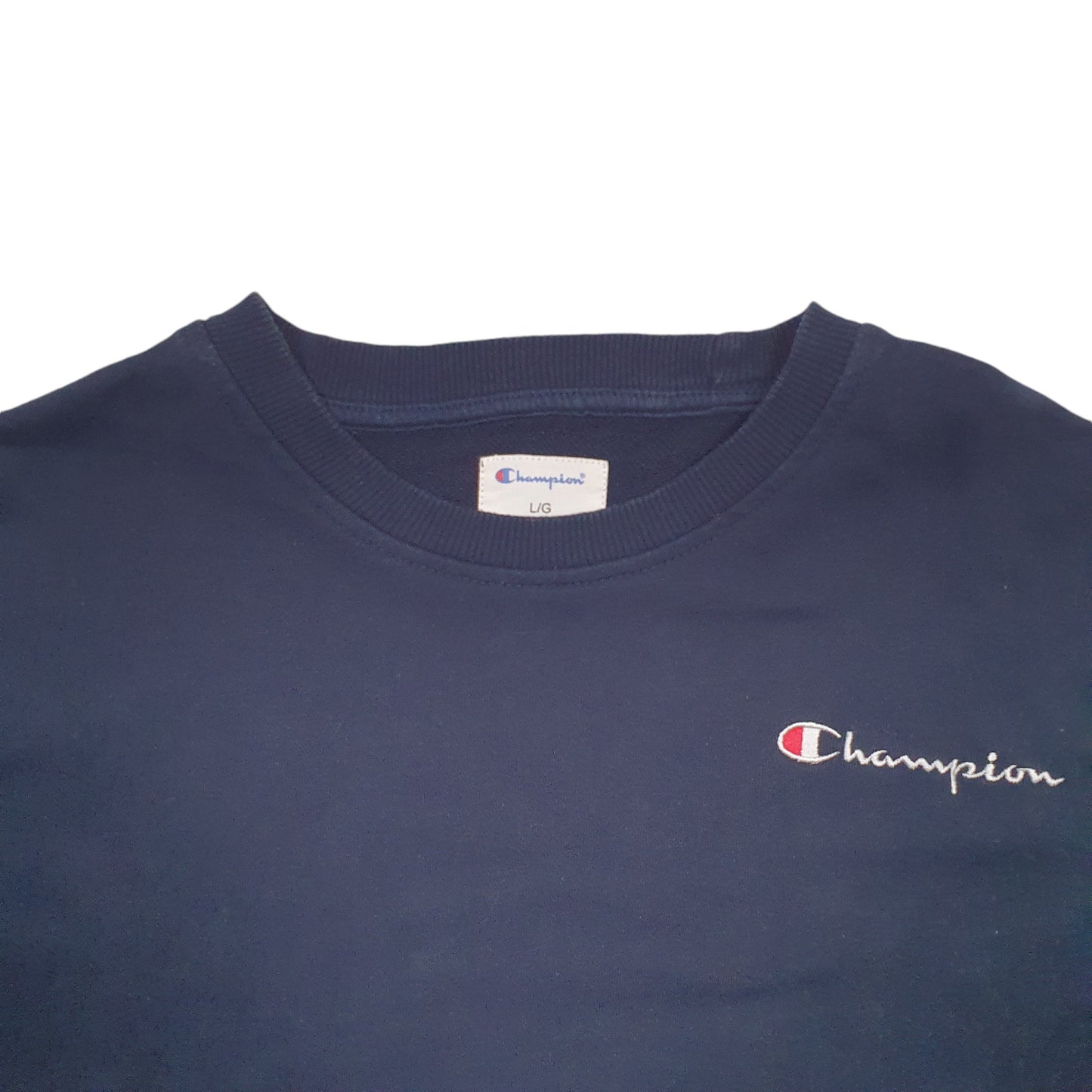 Mens Navy Champion  Crewneck Jumper