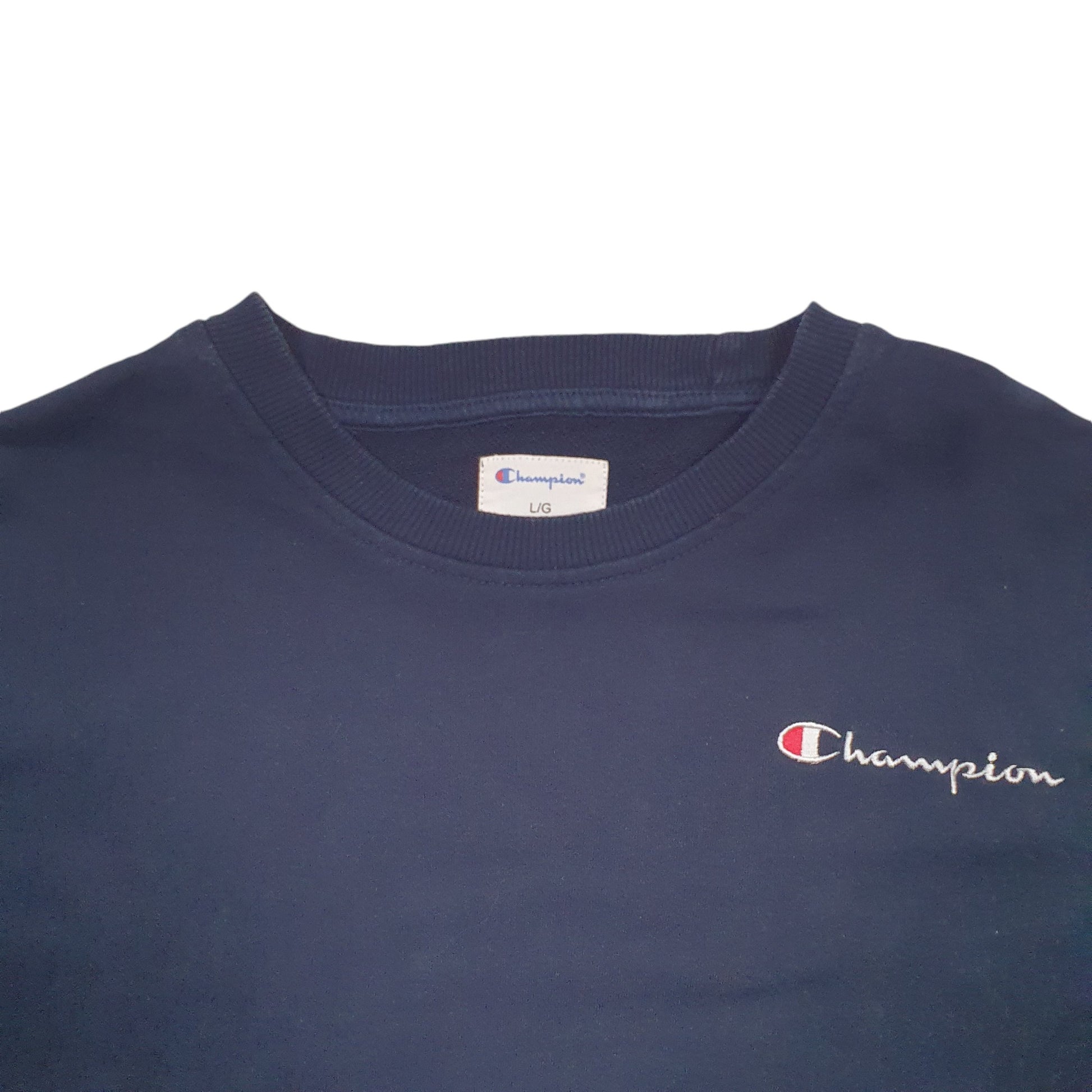 Mens Navy Champion  Crewneck Jumper