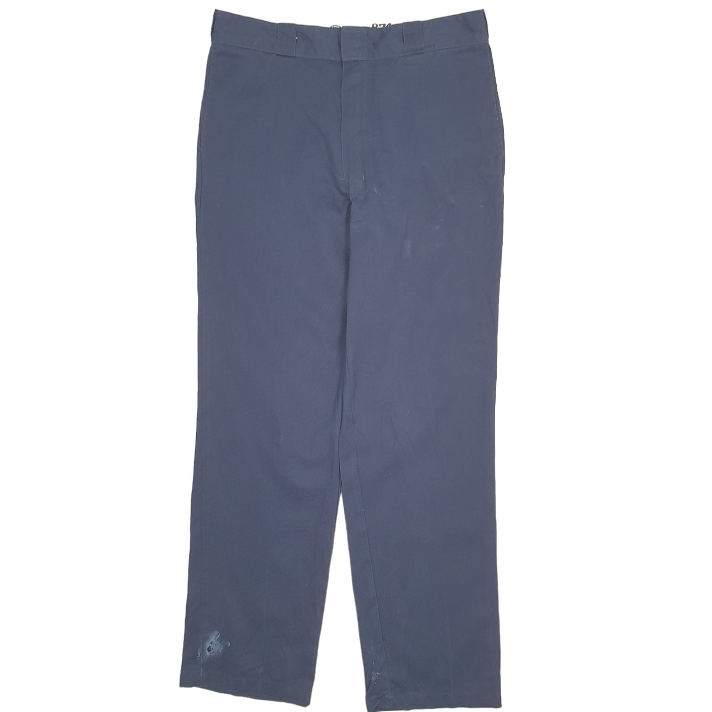 Mens Navy Dickies 874 Original Fit Chino Trousers