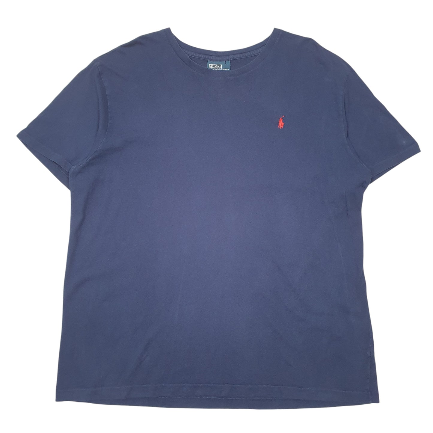 Mens Navy Polo Ralph Lauren Vintage Short Sleeve T Shirt