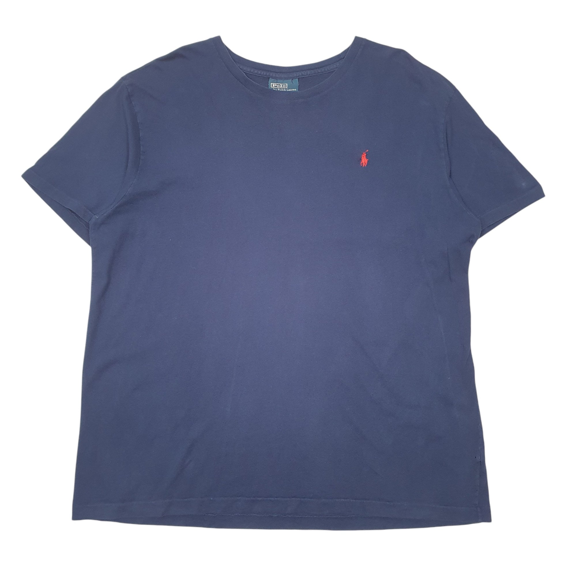 Mens Navy Polo Ralph Lauren Vintage Short Sleeve T Shirt